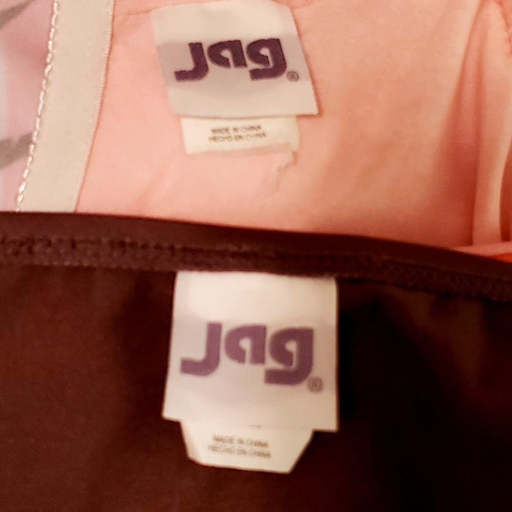 JAG Womens 2 Piece Swimsuit / Bathing Suit / Bikini Top Size Med, Bottoms Size S - Picture 9 of 10